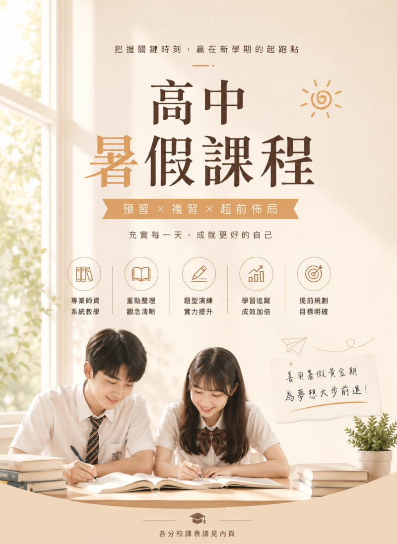 高中暑假課程